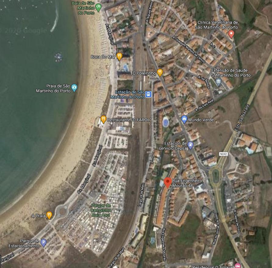 Appartement 6 Personnes Sao Martinho Do Porto Bagian luar foto
